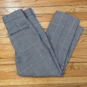 Vintage FARAH Brand - Kids Pants - White, Black, & Blue Plaid